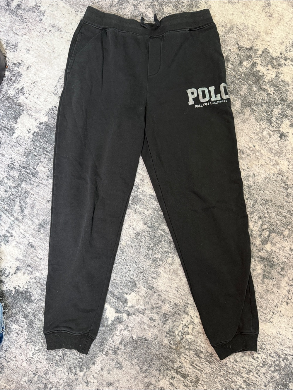 Polo by Ralph Lauren Kids Black Logo Sweat Joggers